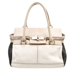 Max Mara Authentic Leather Top Handle Bag